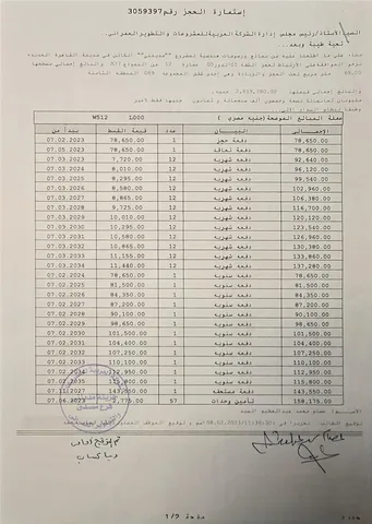 شقة فى مدينتى 69 م2 شرقي وغربي للبيع تقسيط كود 52669