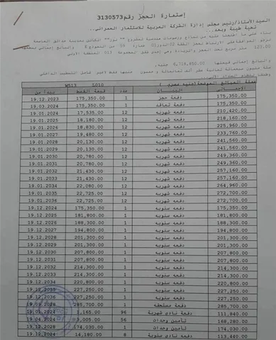شقة فى مشروع نور - حدائق العاصمة الادارية 123 م2 شرقي وقبلي للبيع تقسيط كود 50615