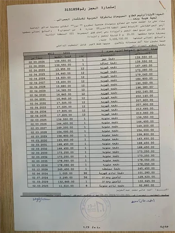 شقة فى مشروع نور - حدائق العاصمة الادارية 63 م2 بحرى للبيع تقسيط كود 52559