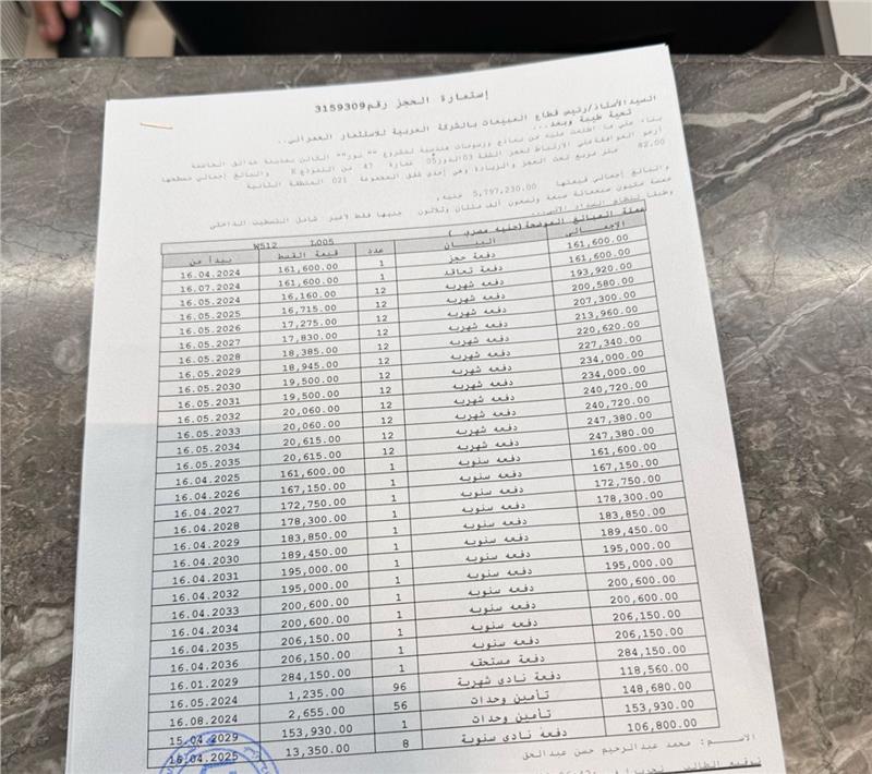 شقة فى مشروع نور - حدائق العاصمة الادارية 82 م2 غربى للبيع تقسيط كود 52910 - صورة 1