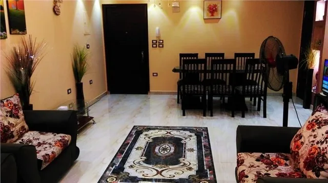 شقة فى مدينتى 96 م2 بحري وغربي للايجار مفروش كود 29947