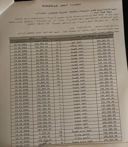 شقة فى مشروع نور - حدائق العاصمة الادارية 82 م2 بحرى للبيع تقسيط كود 51776