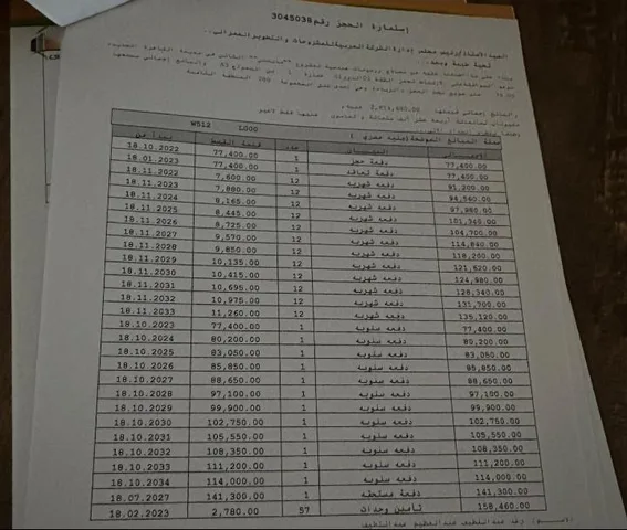 شقة فى مدينتى 77 م2 شرقى للبيع تقسيط كود 54825