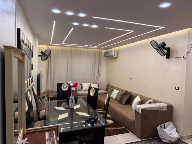 شقة فى مدينتى 116 م2 بحرى للايجار مفروش كود 55609