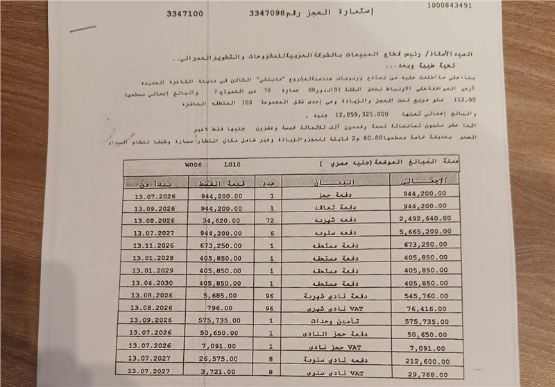 شقة فى مدينتى 112 م2 شرقي وغربي للبيع تقسيط كود 55521 - صورة 1
