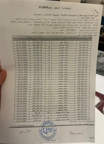 شقة فى مشروع نور - حدائق العاصمة الادارية 92 م2 قبلى للبيع تقسيط كود 54622