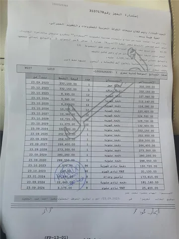 شقة فى مدينتى 63 م2 بحرى للبيع تقسيط كود 54873