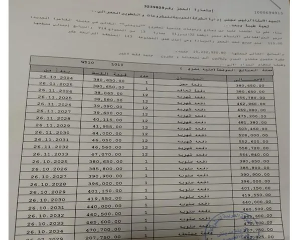شقة فى مدينتى 115 م2 قبلى للبيع تقسيط كود 54195