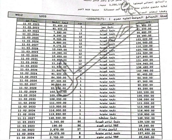 شقة فى مدينتى 65 م2 بحري وشرقي للبيع تقسيط كود 50031 - صورة 1