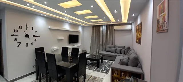 شقة فى مدينة الرحاب 90 م2 بحري وشرقي للايجار مفروش كود 43868