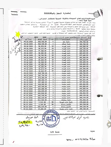 شقة فى مشروع نور - حدائق العاصمة الادارية 145 م2 غربى للبيع تقسيط كود 51960