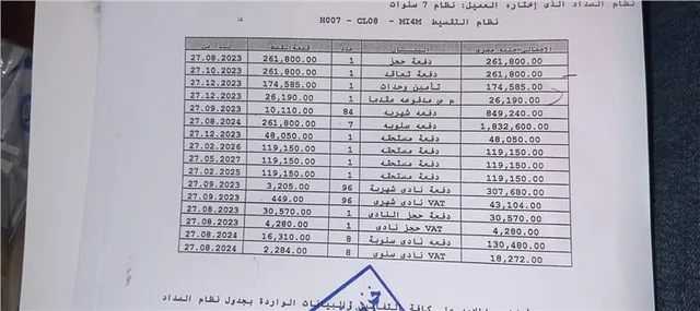 شقة فى مدينتى 91 م2 بحرى للبيع تقسيط كود 53810