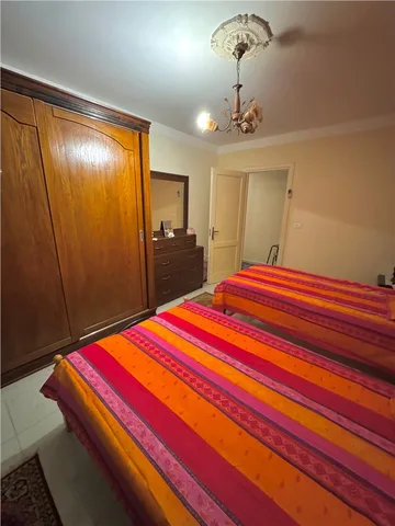 شقة فى مدينتى 123 م2 بحرى للايجار مفروش كود 28450