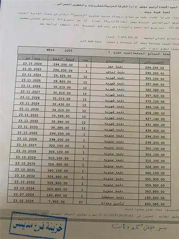 شقة فى مدينتى 107 م2 بحري وغربي للبيع تقسيط كود 55338