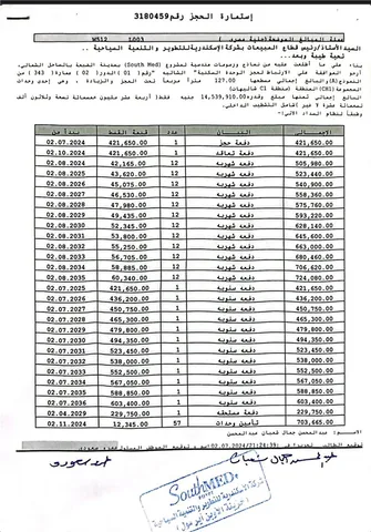 شالية فى الساحل الشمالى 127 م2 بحرى للبيع تقسيط كود 51889