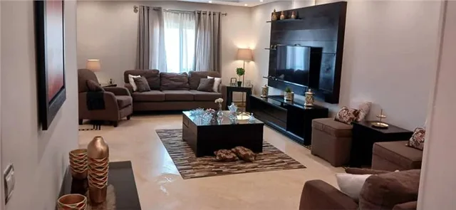 شقة فى مدينة الرحاب 160 م2 شرقي وغربي للايجار مفروش كود 53652