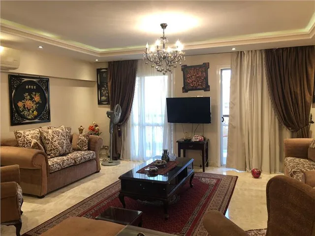 شقة فى مدينة الرحاب 162 م2 بحرى للايجار مفروش كود 9787