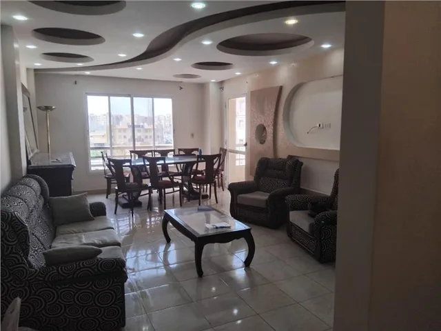شقة فى مدينتى 124 م2 غربى للايجار مفروش كود 55182