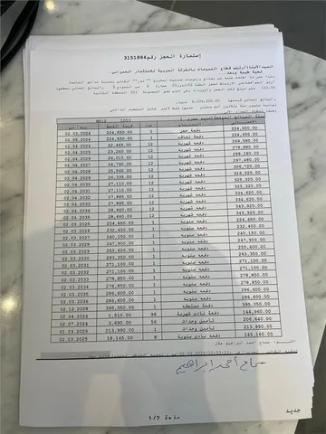 شقة فى مشروع نور - حدائق العاصمة الادارية 123 م2 بحرى للبيع تقسيط كود 51485