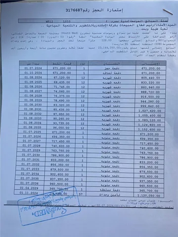 شالية فى ساوث ميد 128 م2 بحرى للبيع تقسيط كود 52060