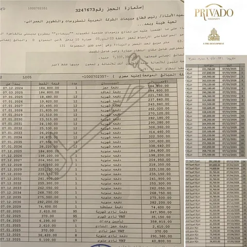 شقة فى مدينتى 63 م2 بحري وشرقي للبيع تقسيط كود 55291