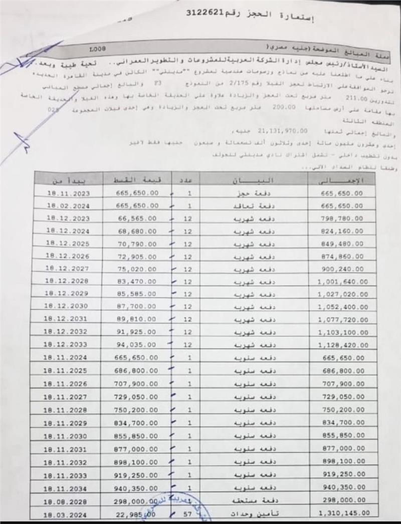 فيلا فى مدينتى 200 م2 شرقي وغربي للبيع تقسيط كود 52863 - صورة 1