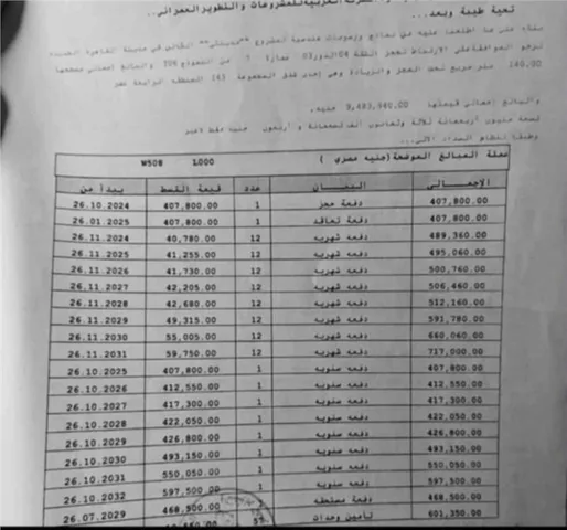 شقة فى مدينتى 140 م2 بحري وشرقي للبيع تقسيط كود 55085