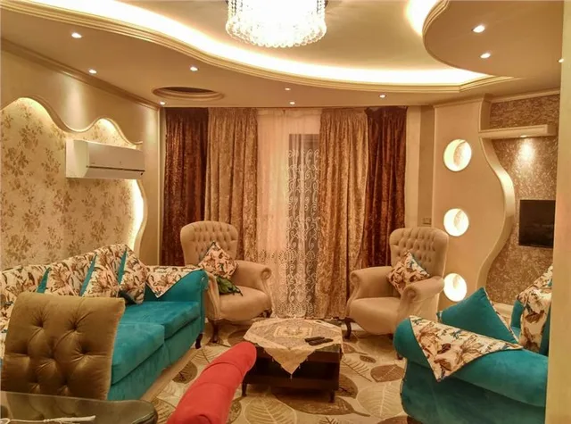 شقة فى مدينة الرحاب 90 م2 شرقى للايجار مفروش كود 35586