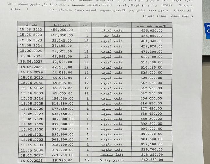 شقة فى مدينة الرحاب 170 م2 بحرى للبيع تقسيط كود 51128 - صورة 1