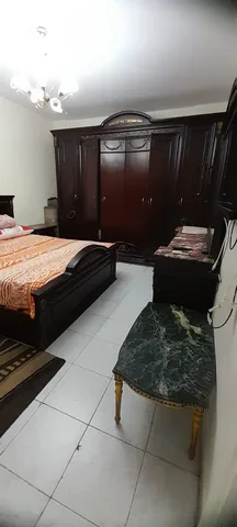 شقة فى مدينة الرحاب 123 م2 بحري وشرقي للايجار مفروش كود 48399