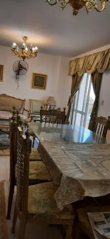 شقة فى مدينتى 135 م2 قبلى للايجار مفروش كود 11874