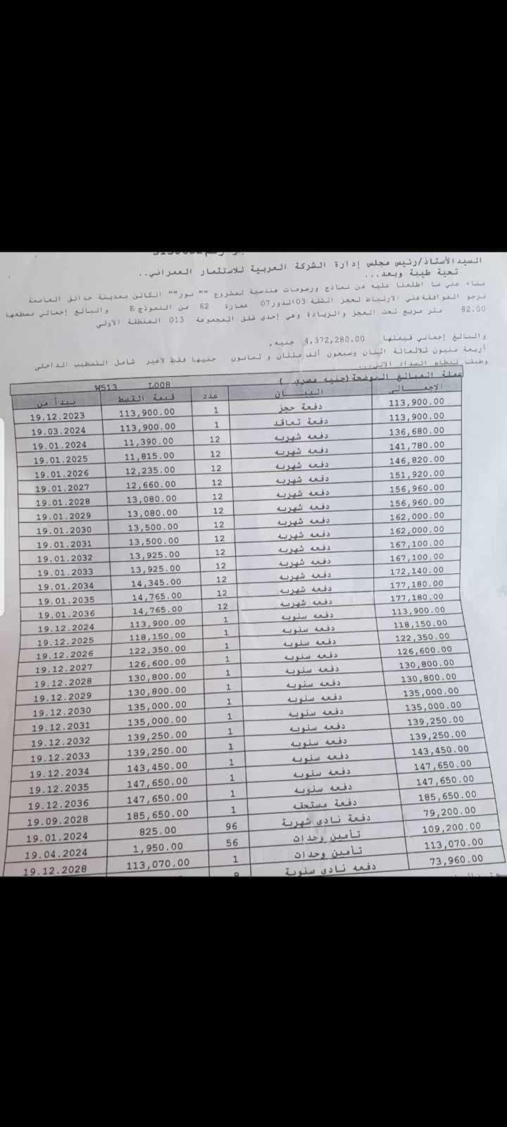 شقة فى مشروع نور - حدائق العاصمة الادارية 82 م2 بحرى للبيع تقسيط كود 53232 - صورة 1