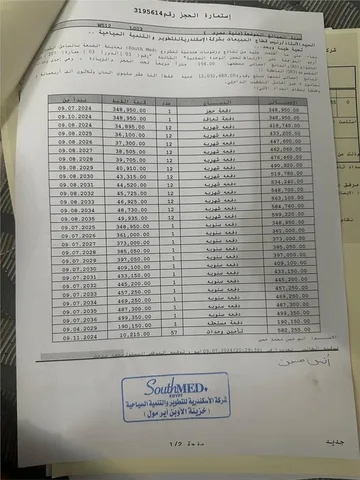 شالية فى ساوث ميد 104 م2 بحرى للبيع تقسيط كود 52411