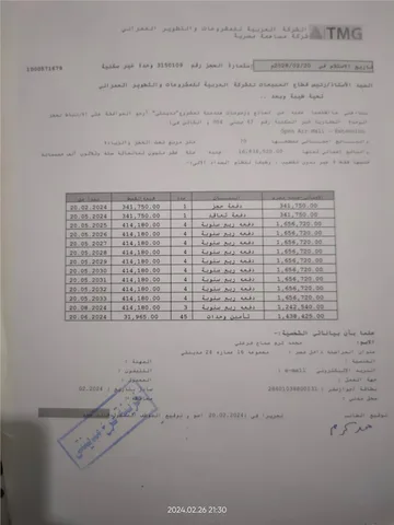 محل تجارى فى مدينتى 70 م2 للبيع تقسيط كود 53926