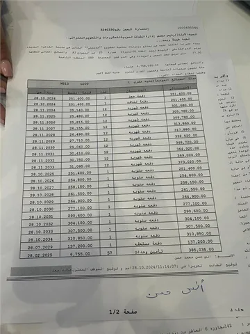 شقة فى مدينتى 77 م2 شرقى للبيع تقسيط كود 55120