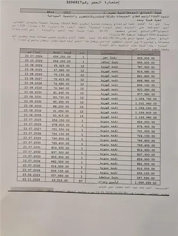شالية فى ساوث ميد 82 م2 بحرى للبيع تقسيط كود 53179