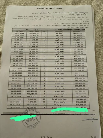 شقة فى مشروع نور - حدائق العاصمة الادارية 147 م2 بحري وشرقي للبيع تقسيط كود 52492