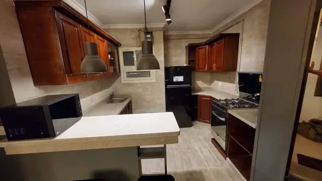 شقة فى مدينة الرحاب 90 م2 قبلى للايجار مفروش كود 48593