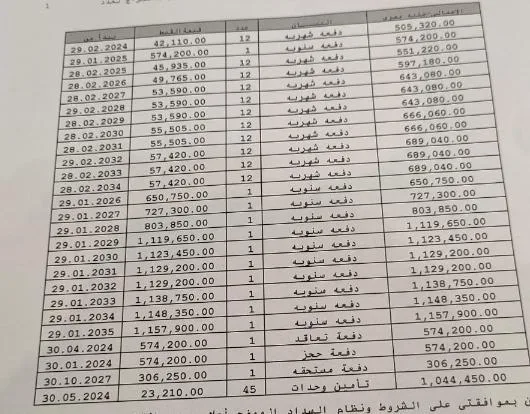 شقة فى مدينة الرحاب 156 م2 بحرى للبيع تقسيط كود 50847