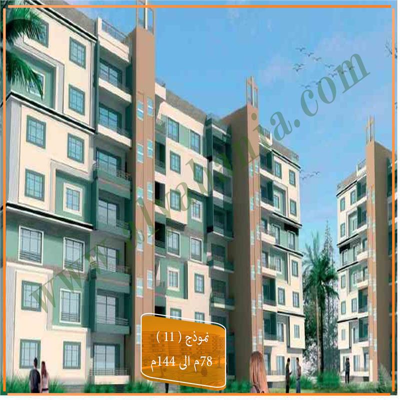 شقة فى مدينتى 90 م2 بحرى للبيع كاش كود 33004