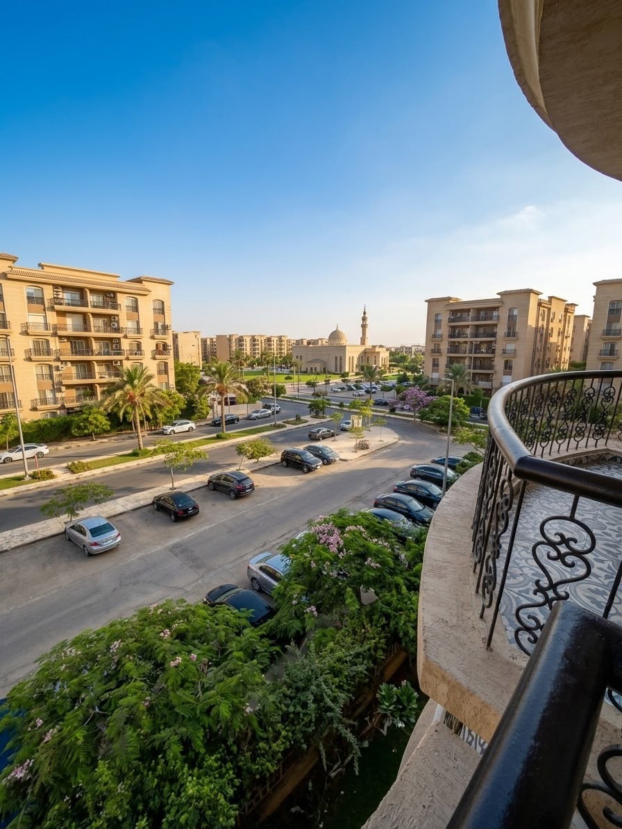 شقة فى مدينة الرحاب 131 م2 بحرى للايجار مفروش كود 17625
